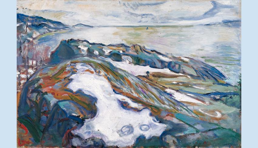 Зимний пейзаж | Эдвард Мунк (1915)