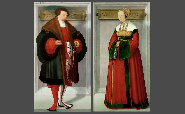 Портрет мужчины и женщины | Кристофер Амбергер (1525)