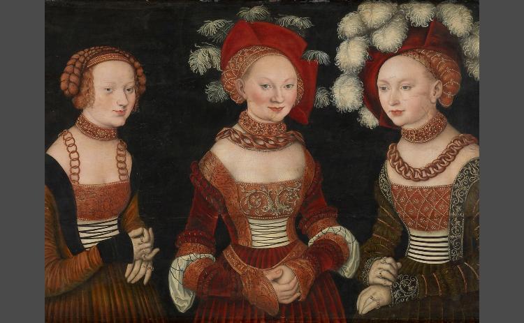 Принцессы Сибилла, Эмилия и Сидония Саксонские | Лукас Кранах (1535)