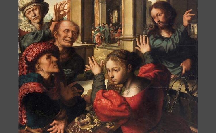 Призвание апостола Матфея | Ян Сандерс ван Хемессен (между 1539 и 1540)