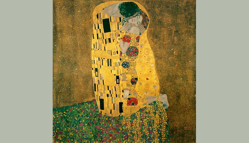 Поцелуй | Густав Климт (1908 1909)