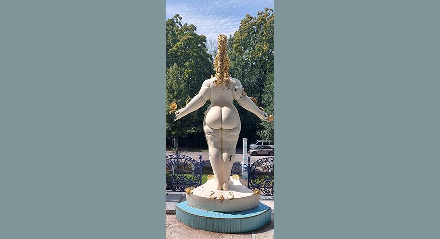 Статуя на вилле Отто Вагнера | Музей Эрнста Фукса