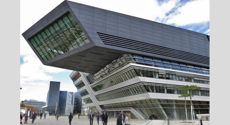 Кампус WU Венского университета экономики и бизнеса, архитектор Заха Хадид