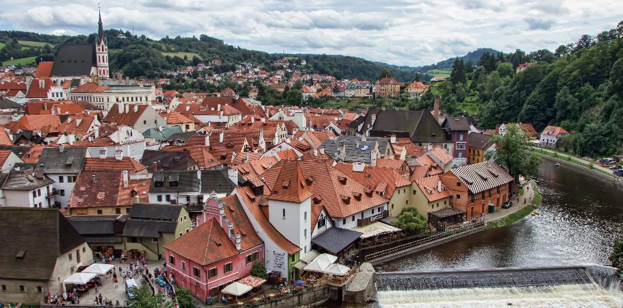 Чески-Крумлов в Чехии