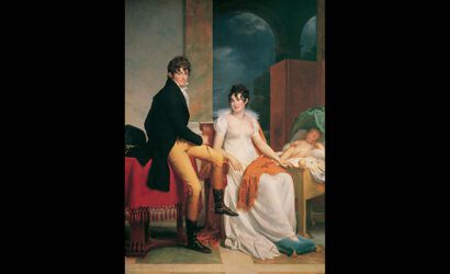 Герцог Мориц Кристиан Фрайс и его семья, Франсуа Жерар