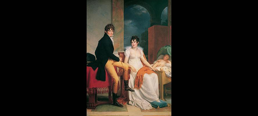 Герцог Мориц Кристиан Фрайс и его семья, Франсуа Жерар